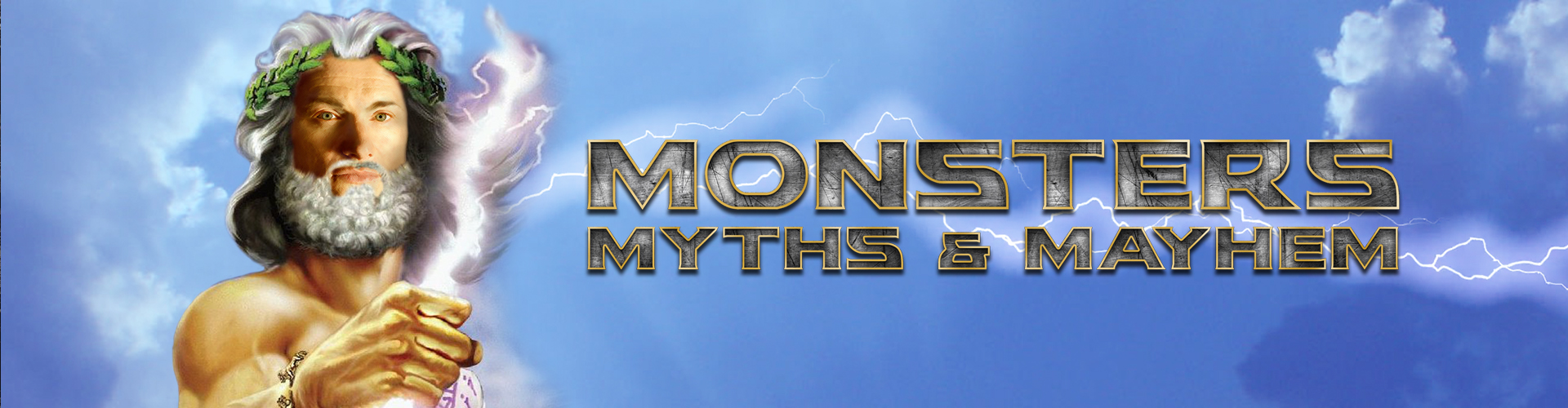 Monsters Myths & Mayhem web banner